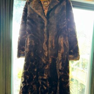 Zara Chocolate Faux Fur Jacket